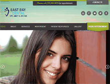 Tablet Screenshot of eastbaydentalflorida.com